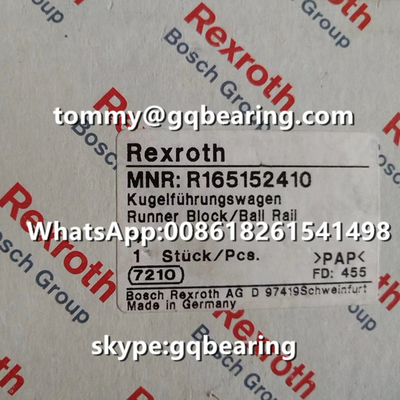 Rexroth R165152410 Materiale in acciaio Tipo di flangia Peso pesante Lunghezza standard Altezza standard Blocco di corridoio a sfera